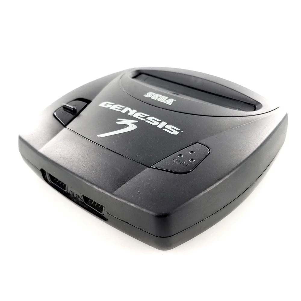 Sega Genesis 3 Core System Bundle Black w/ Box, 2 Games, Cables Tested & Works